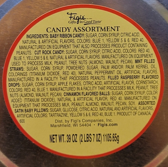 Vtg 2010 Nicky Boehmel Applejack Art Partners Figis Candy Christmas Cookie Tin - Picture 9 of 10